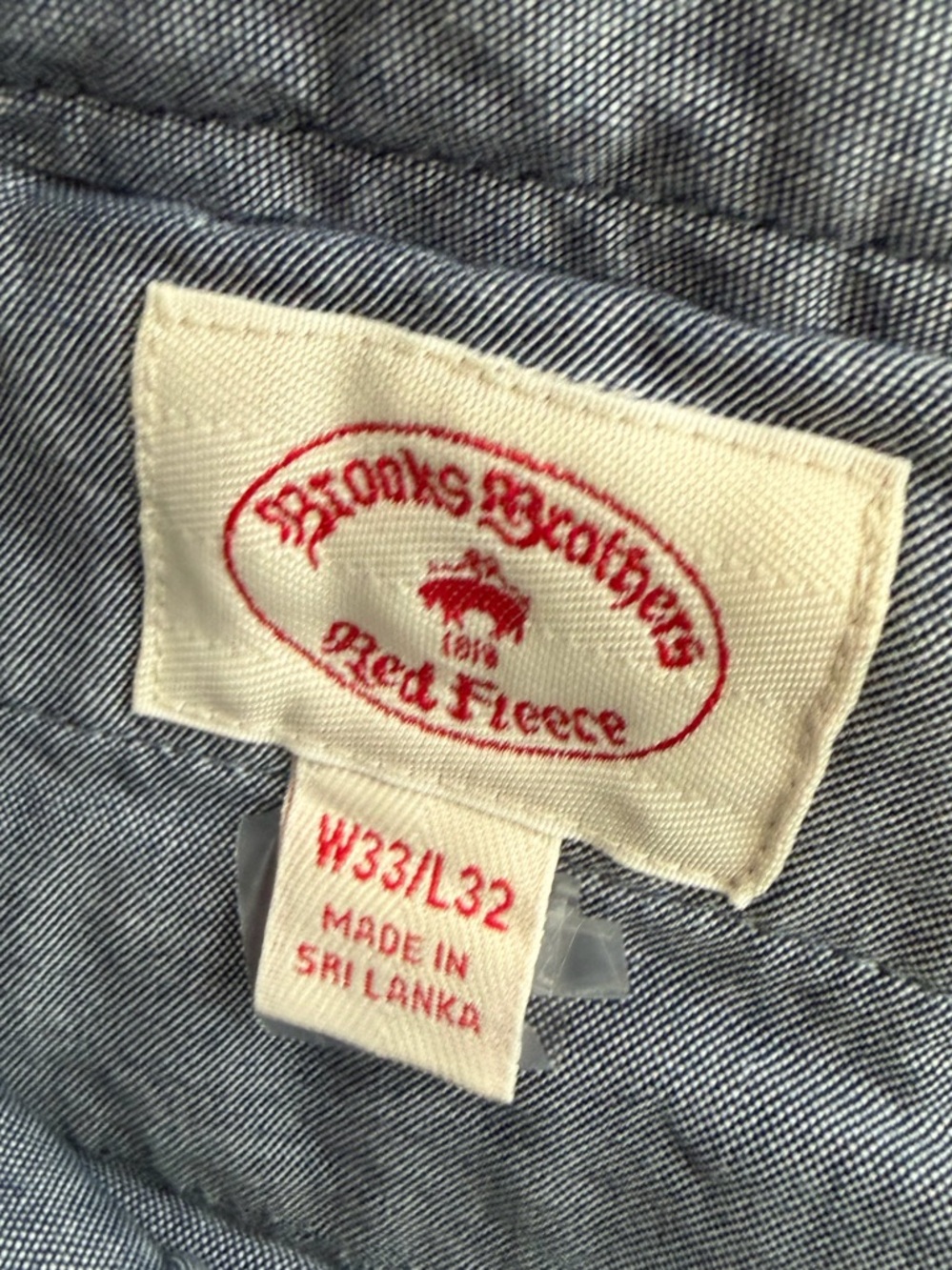 Brooks Brothers - Blue Floral Pants - W33/L32 - Picture 3 of 4
